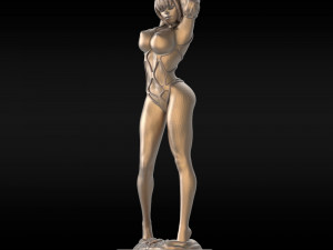 girl anime 3 Modelo de impresión 3D
