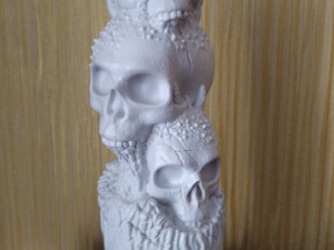 candle skull 3D-printmodel