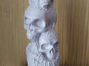 candle skull 3D Print Model