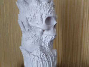 candle skull 3D-printmodel