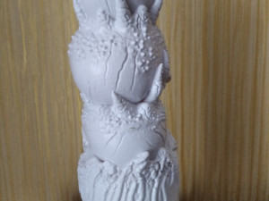 candle skull 3D-printmodel