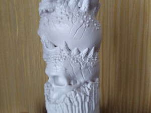 candle skull 3D-printmodel