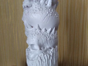 candle skull 3D Print Model