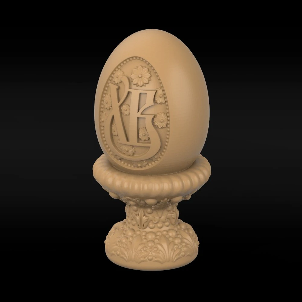 candle egg 3D Print Model .c4d .max .obj .3ds .fbx .stl .blend 