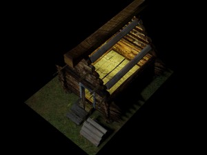 old house 3D 모델