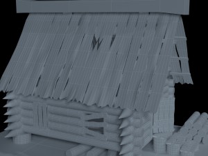 old house 3D 모델