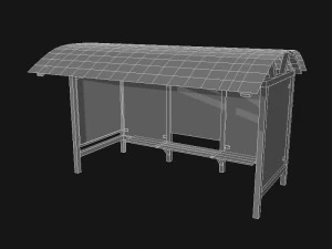 bus stop 3D Model
