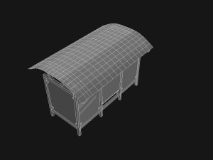 bus stop 3D Модель