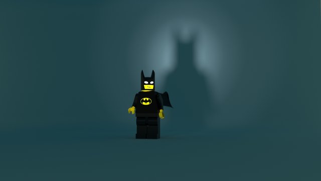 lego batman 3Dモデル .c4d .max .obj .3ds .fbx .stl .blend 