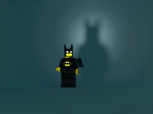 batman lego Modelo 3D