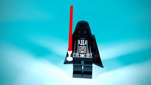 lego dart weider 3D 模型 .c4d .max .obj .3ds .fbx .stl .blend 