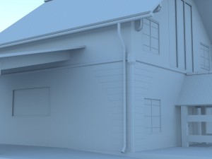 country house 3D 模型