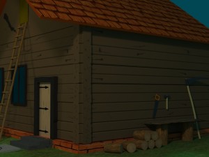 wooden house 3D Model