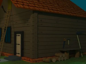 wooden house 3D Model