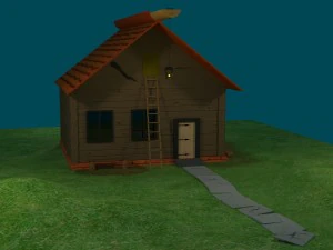 wooden house 3D Model