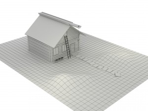 wooden house 3D Model