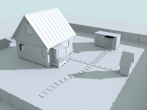 country house 3D Модель