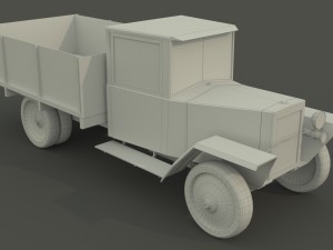 gaz-mm low poly model 3D Model