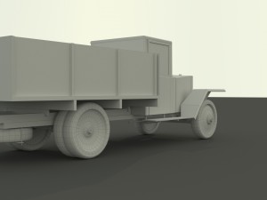 gaz-mm low poly model 3D Model