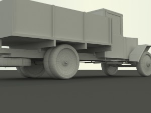 gaz-mm low poly model 3D Model