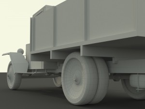 gaz-mm low poly model 3D Model