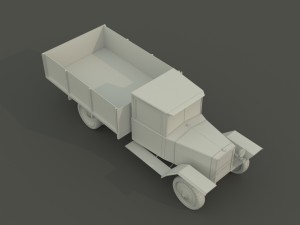 gaz-mm low poly model 3D Model