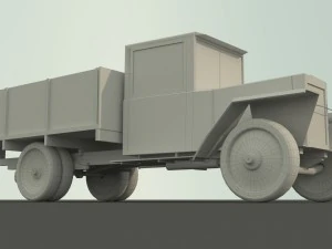 modelo gaz-mm de baja poli Modelo 3D