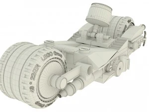 lego batman motorcycle 3D Model