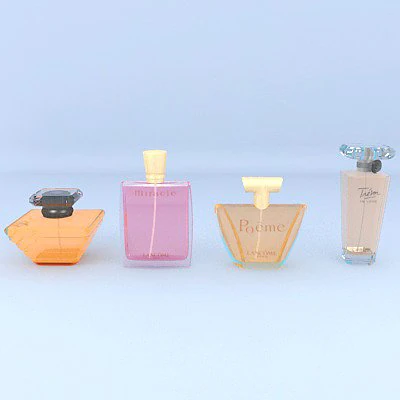 perfume lancome 3D Model .c4d .max .obj .3ds .fbx .stl .blend 
