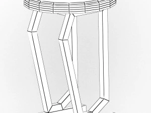 bar stool 3D Model