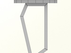 bar stool Model 3D