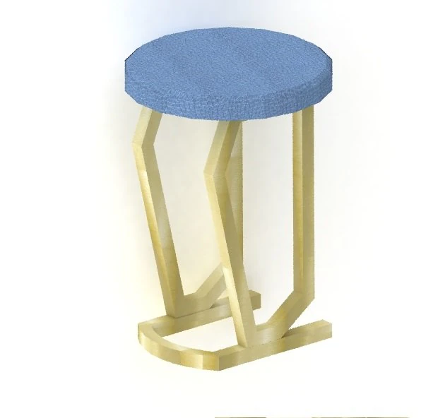 bar stool 3D Model .c4d .max .obj .3ds .fbx .stl .blend 
