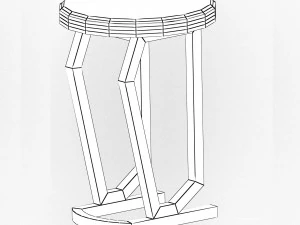 bar stool 3D Model