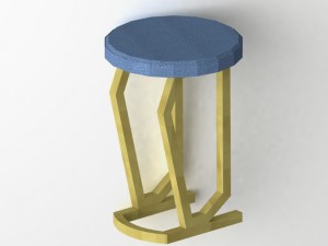 bar stool Model 3D