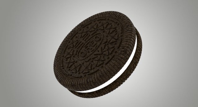 oreo cookies 3D Model .c4d .max .obj .3ds .fbx .stl .blend 