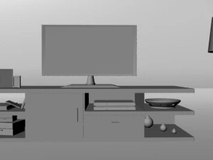 3dtvpiece of furniture for tv 3D Model