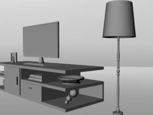 3dtvpiece of furniture for tv 3D Model