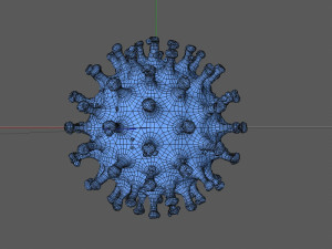 coronavirus Modèle 3D