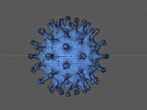 coronavirus Modelo 3D