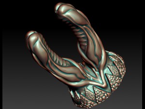 double penis anaconda 3D Print Model
