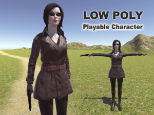 spy woman 3D 모델