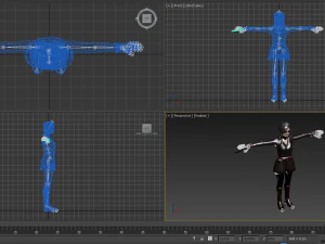 spy woman 3D Model