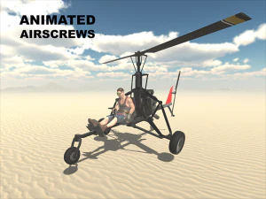 ultra light helicopter 3D Model