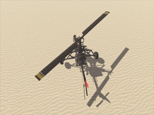 ultra light helicopter 3D 模型
