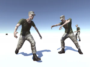 military zombie 3D Model