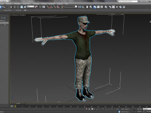 military zombie 3D 모델