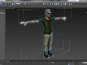 military zombie 3D Model