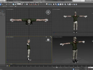 military zombie 3D Model