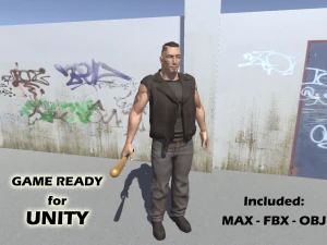 tough guy 3D Model