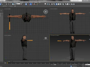 tough guy 3D Model